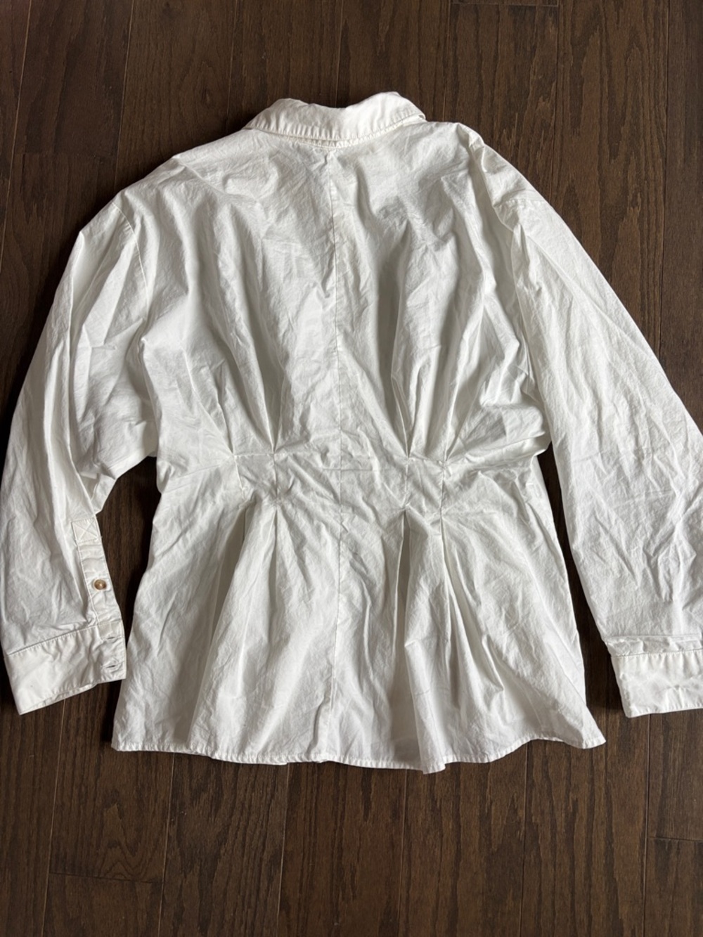 By Anthropologie Belted Buttondown Shirt - Picture 9 of 10
